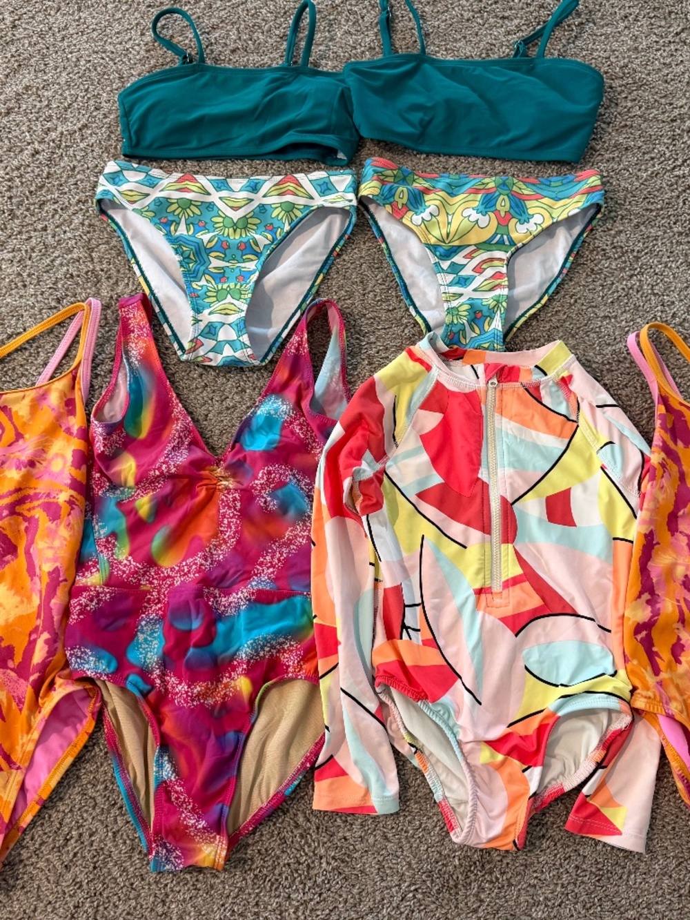 Girls swimsuits (bundle set)
